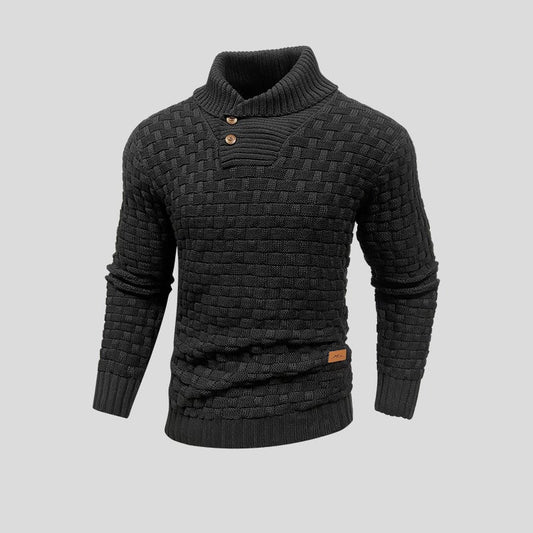 Heren Trui met Regular Fit en Elegante Gebreide Textuur 0