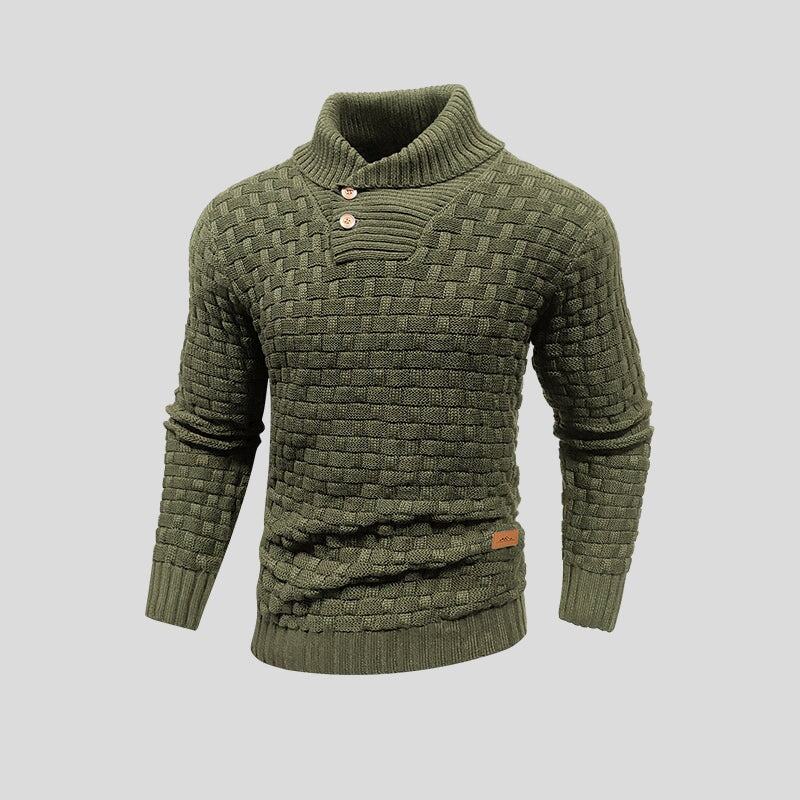 Heren Trui met Regular Fit en Elegante Gebreide Textuur 1