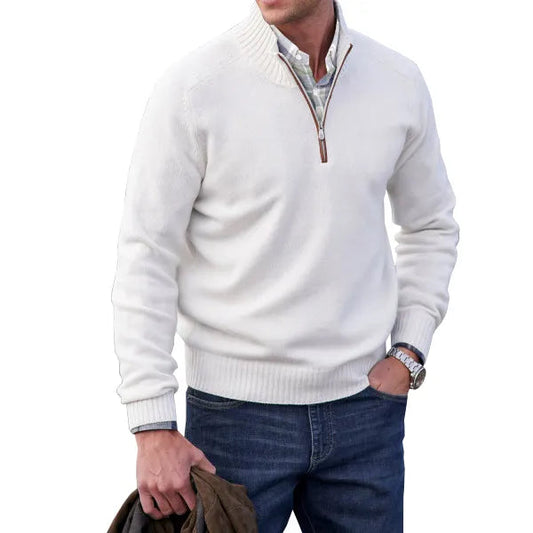 Heren Trui met Rits van Cashmere voor Comfort en Stijl 0