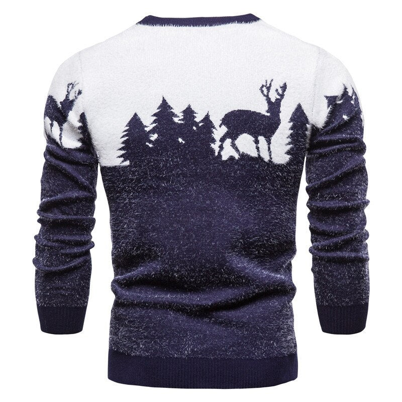 Heren Trui met Slim Fit en Ronde Hals voor Feestdagen 5