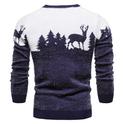 Heren Trui met Slim Fit en Ronde Hals voor Feestdagen 5