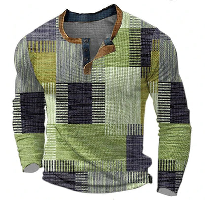 Heren Trui met Warme Kraag en Elegante Pasvorm 1