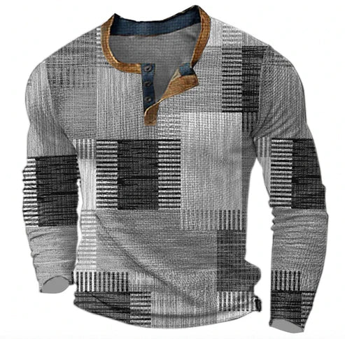 Heren Trui met Warme Kraag en Elegante Pasvorm 3