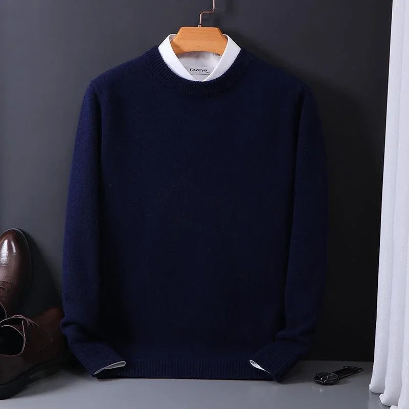 Heren Trui van Cashmere met Luxe Comfort en Tijdloos Design 7