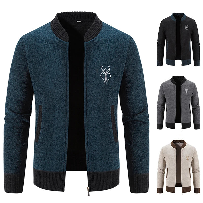 Heren Vest met Opstaande Kraag en Herticoon