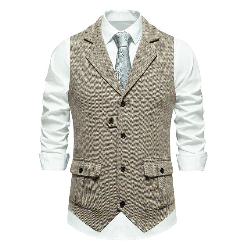 Heren Vest met Knoopsluiting en Vintage Uiterlijk voor Formele en Casual Outfits 7