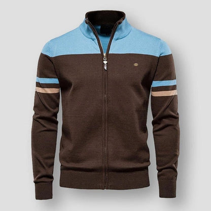 Heren Vest met Rits en Comfortabele Pasvorm 0
