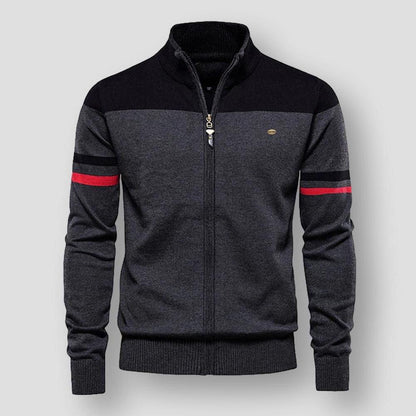 Heren Vest met Rits en Comfortabele Pasvorm 2