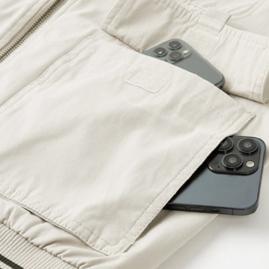Heren Vest met Rits en Grote Utility Pockets 6