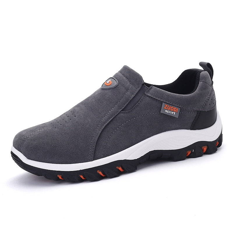 Heren Wandelschoenen met Hoge Zool Outdoor Grijs