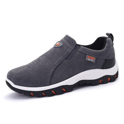 Heren Wandelschoenen met Hoge Zool Outdoor Grijs