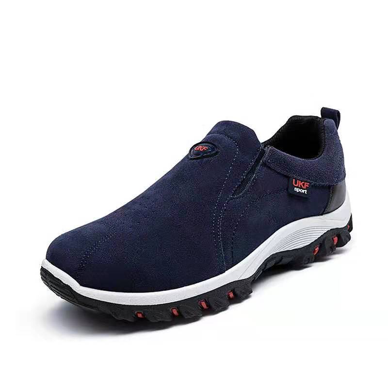 Heren Wandelschoenen met Hoge Zool Outdoor Blauw