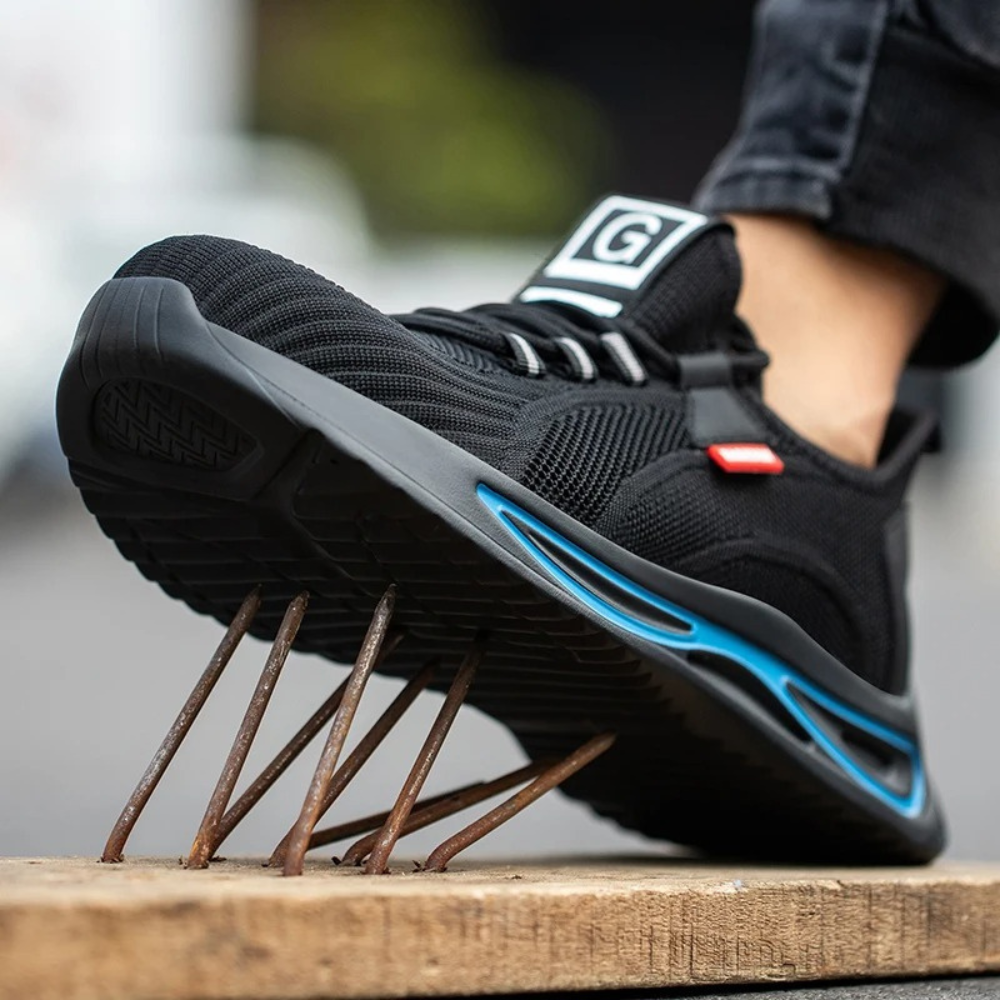 Heren Werkschoenen S3 Stalen Neus met Antislip Zool