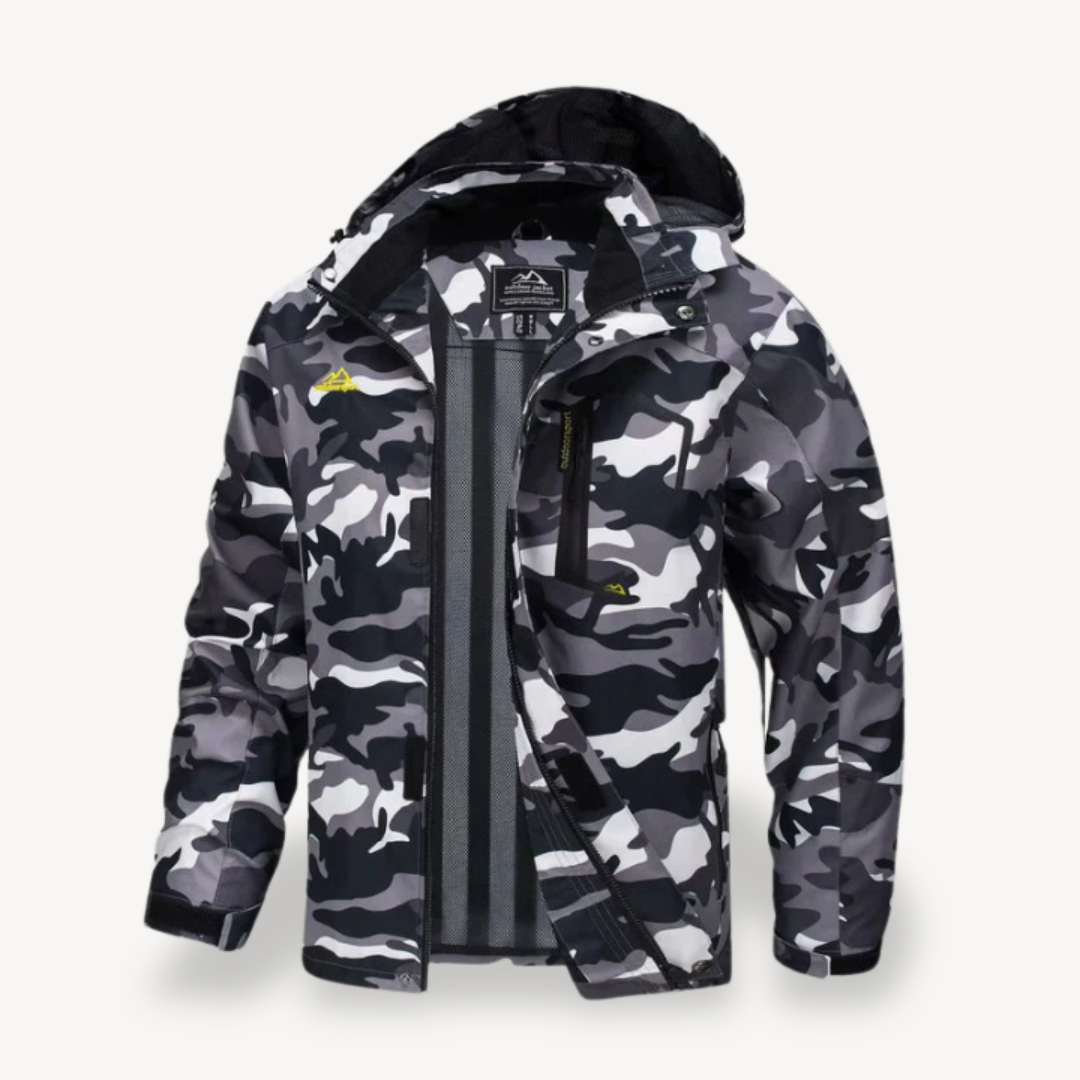 Heren Winterjack met Capuchon en Camo Patroon in Winterjack Heren Sale 10