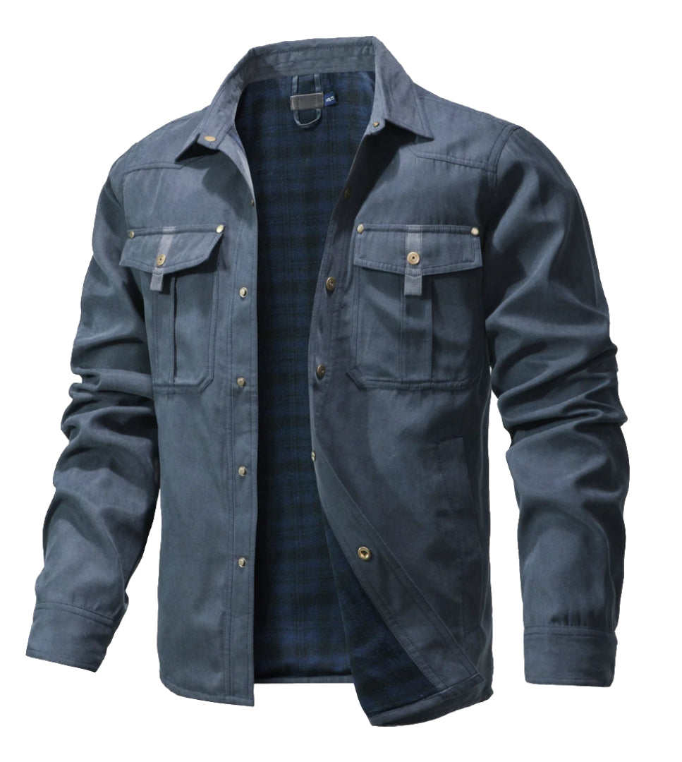 Heren Winterjack met Ruitpatroon en Comfortabele Pasvorm 3