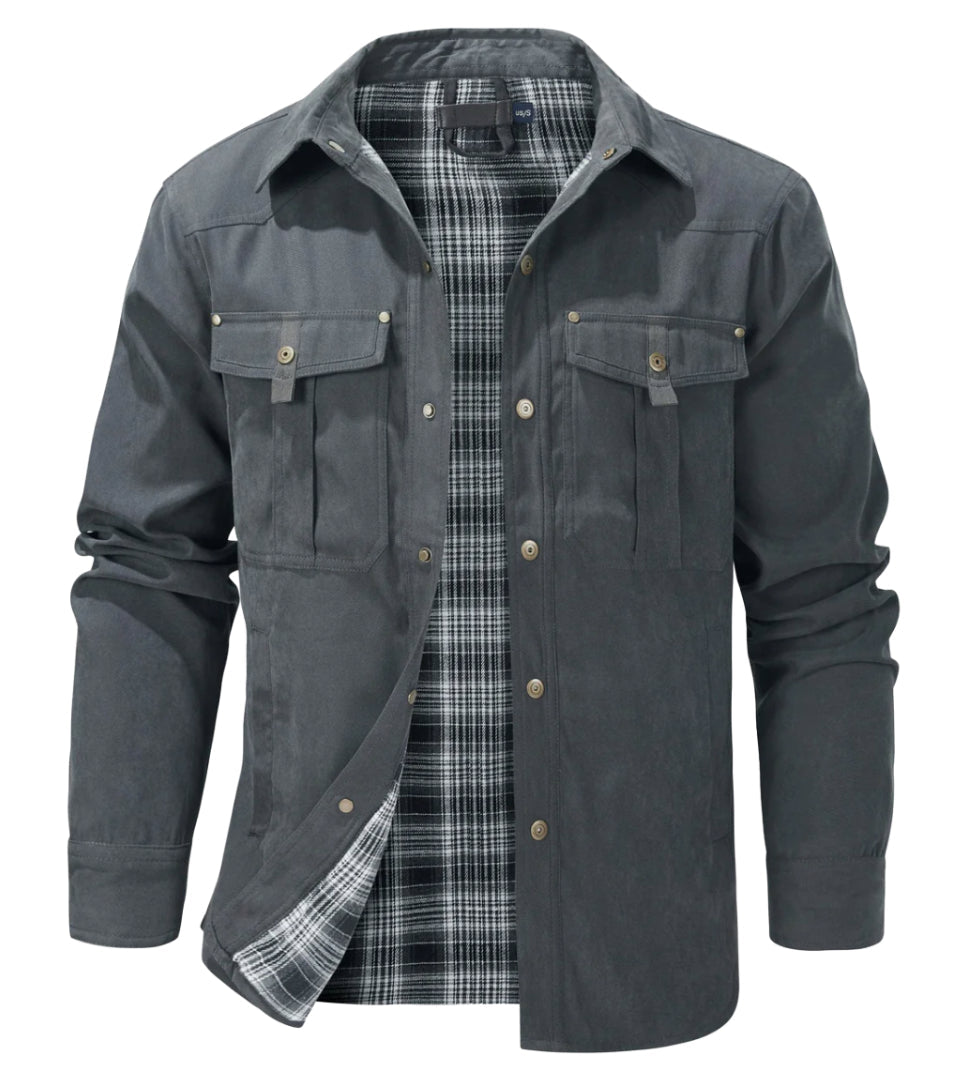 Heren Winterjack met Ruitpatroon en Comfortabele Pasvorm 6