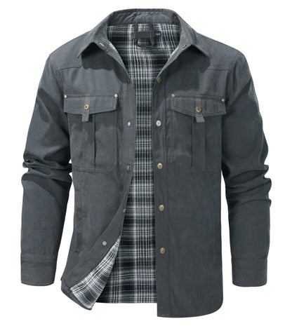 Heren Winterjack met Ruitpatroon en Comfortabele Pasvorm 6