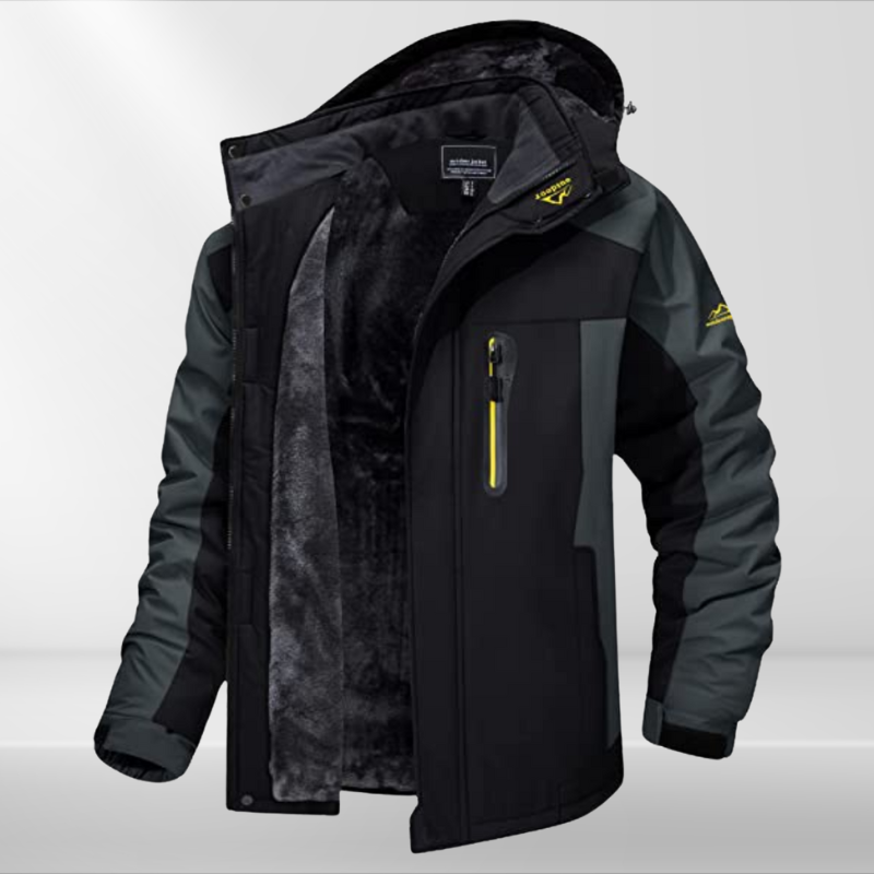 Heren Winterjack met Waterdichte Voering en Warm Fleece 5