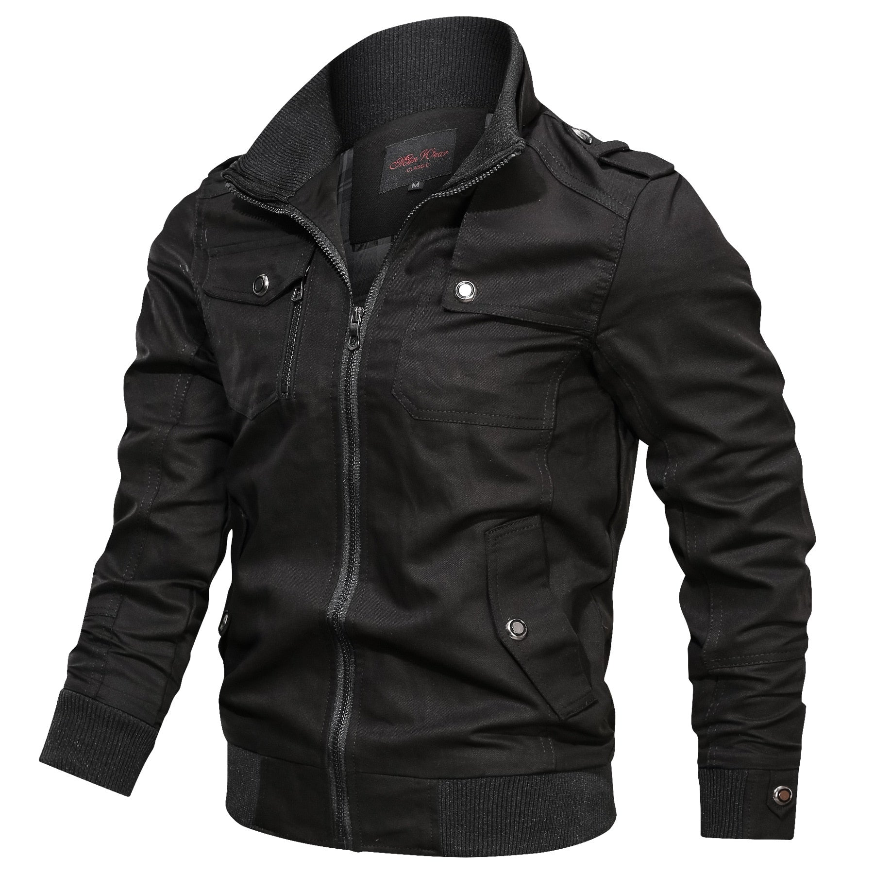 Heren Winterjack met Winddichte Eigenschappen en Slim Fit 0