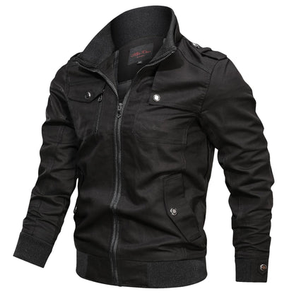 Heren Winterjack met Winddichte Eigenschappen en Slim Fit 0