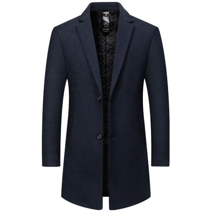 Heren Winterjas met Elegante Snit en Warm Comfort 0