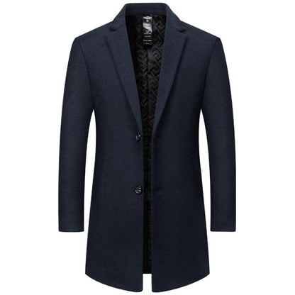 Heren Winterjas met Elegante Snit en Warm Comfort 0