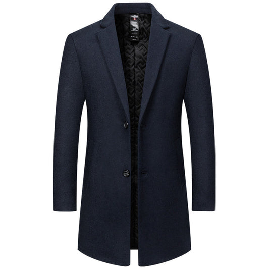Heren Winterjas met Elegante Snit en Warm Comfort 0