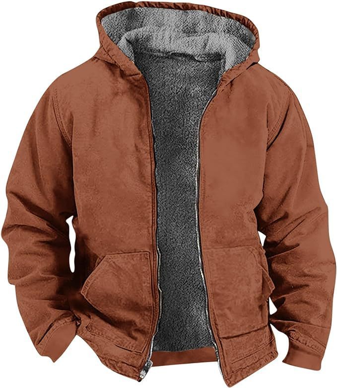 Heren Winterjas met Fleece Voering en Waterdichte Buitenlaag 10