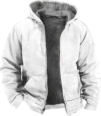 Heren Winterjas met Fleece Voering en Waterdichte Buitenlaag 11