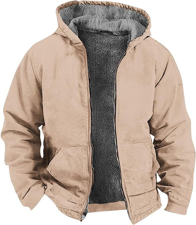 Heren Winterjas met Fleece Voering en Waterdichte Buitenlaag 6