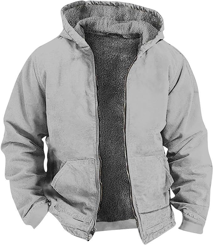 Heren Winterjas met Fleece Voering en Waterdichte Buitenlaag 9