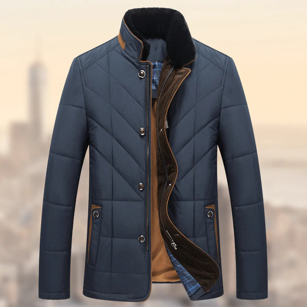 Heren Winterjas met Hoogwaardige Isolatie en Tijdloos Design 0