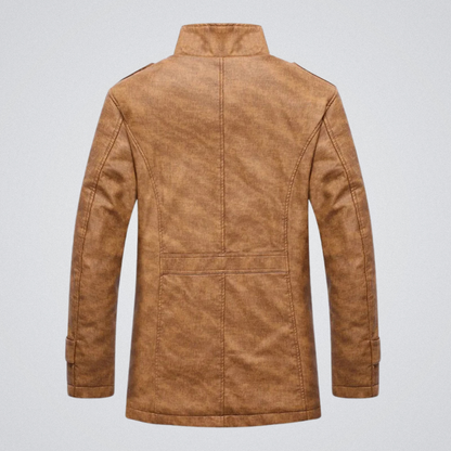 Heren Winterjas met Teddyvoering en Opstaande Kraag voor Comfortabele Outdoor Stijl 2