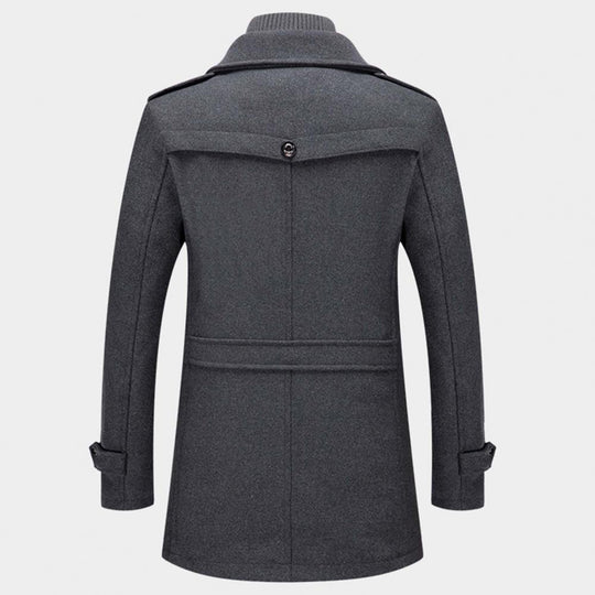 Heren Winterjas met Thermische Voering en Winddichte Kraag 5