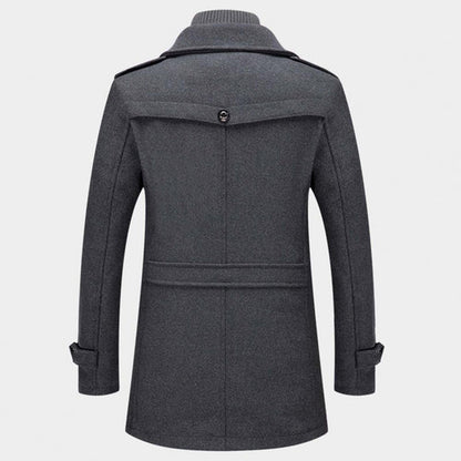 Heren Winterjas met Thermische Voering en Winddichte Kraag 5