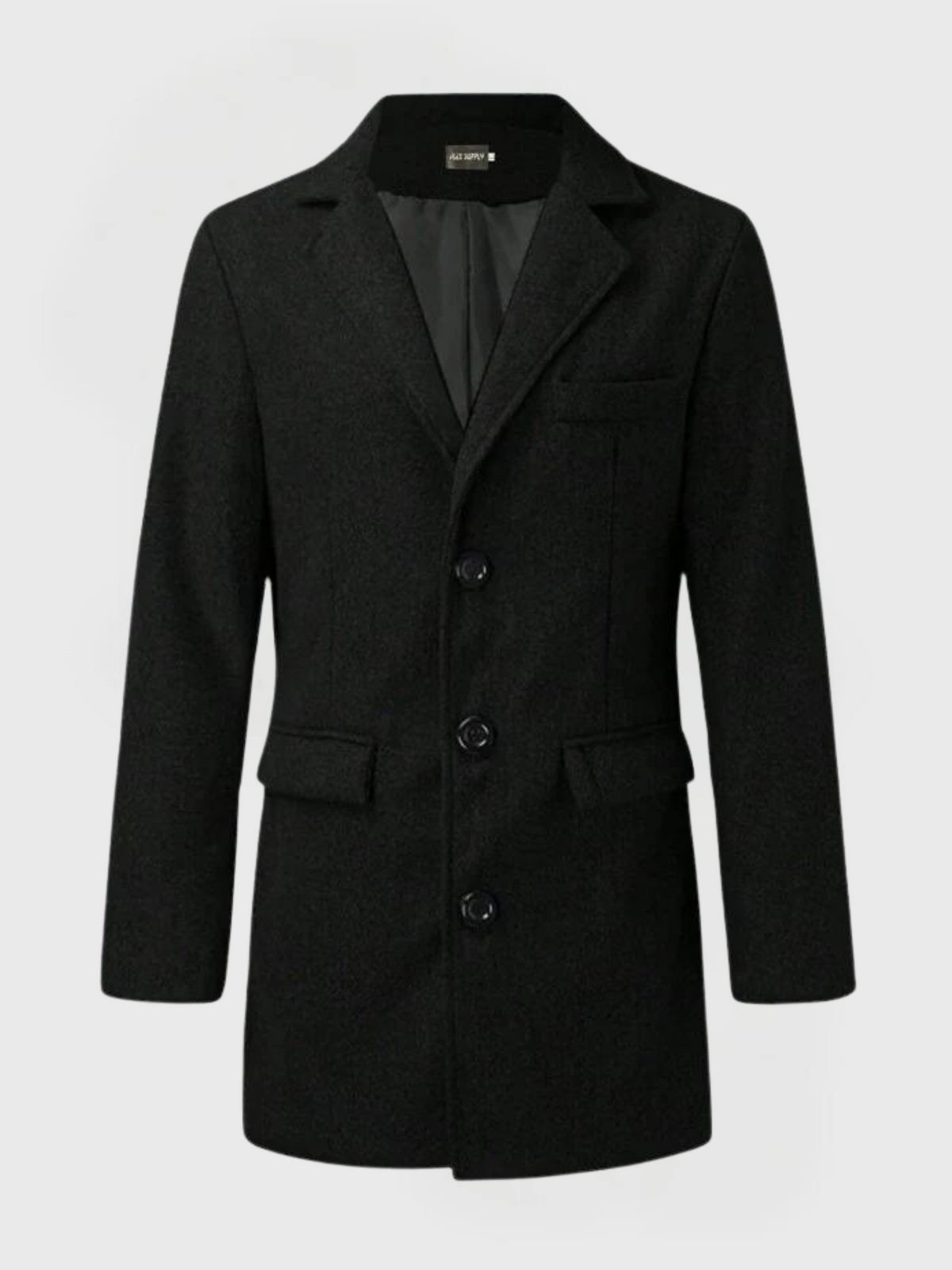 Heren Trenchcoat Winterjas met Casual Pasvorm voor Herfst en Winter