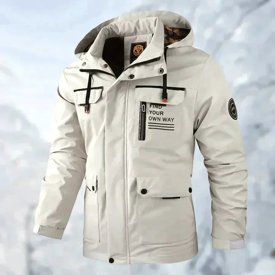 Heren Winterjas met Waterdichte en Winddichte Bescherming 0