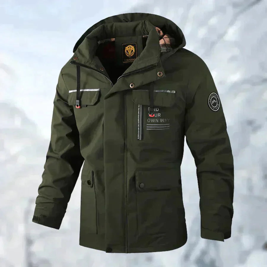 Heren Winterjas met Waterdichte en Winddichte Bescherming 4