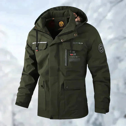 Heren Winterjas met Waterdichte en Winddichte Bescherming 4