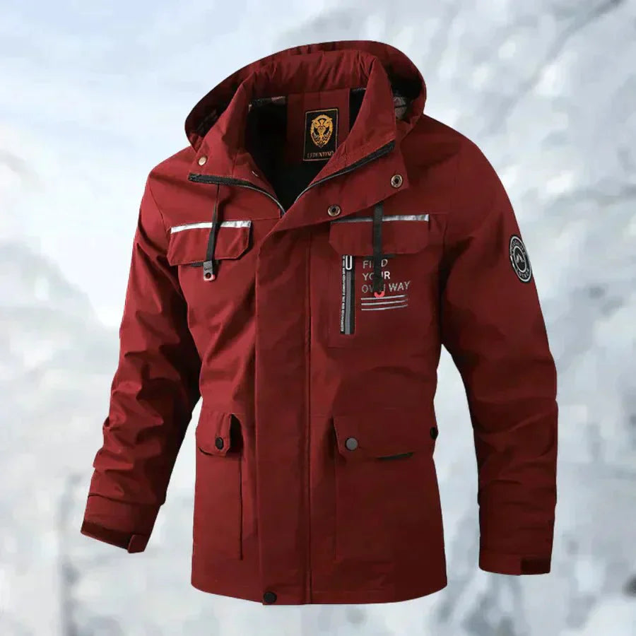 Heren Winterjas met Waterdichte en Winddichte Bescherming 5