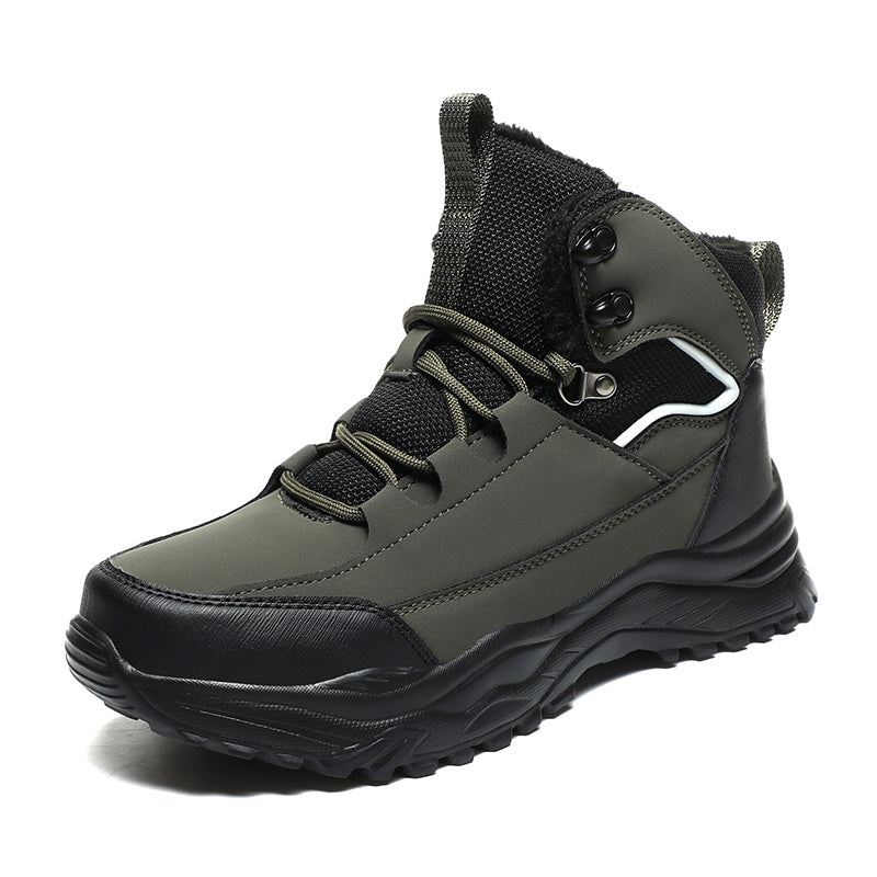 Heren Winterstiefels van Waterdicht Leer met Isolatie en Antislip Zool 3