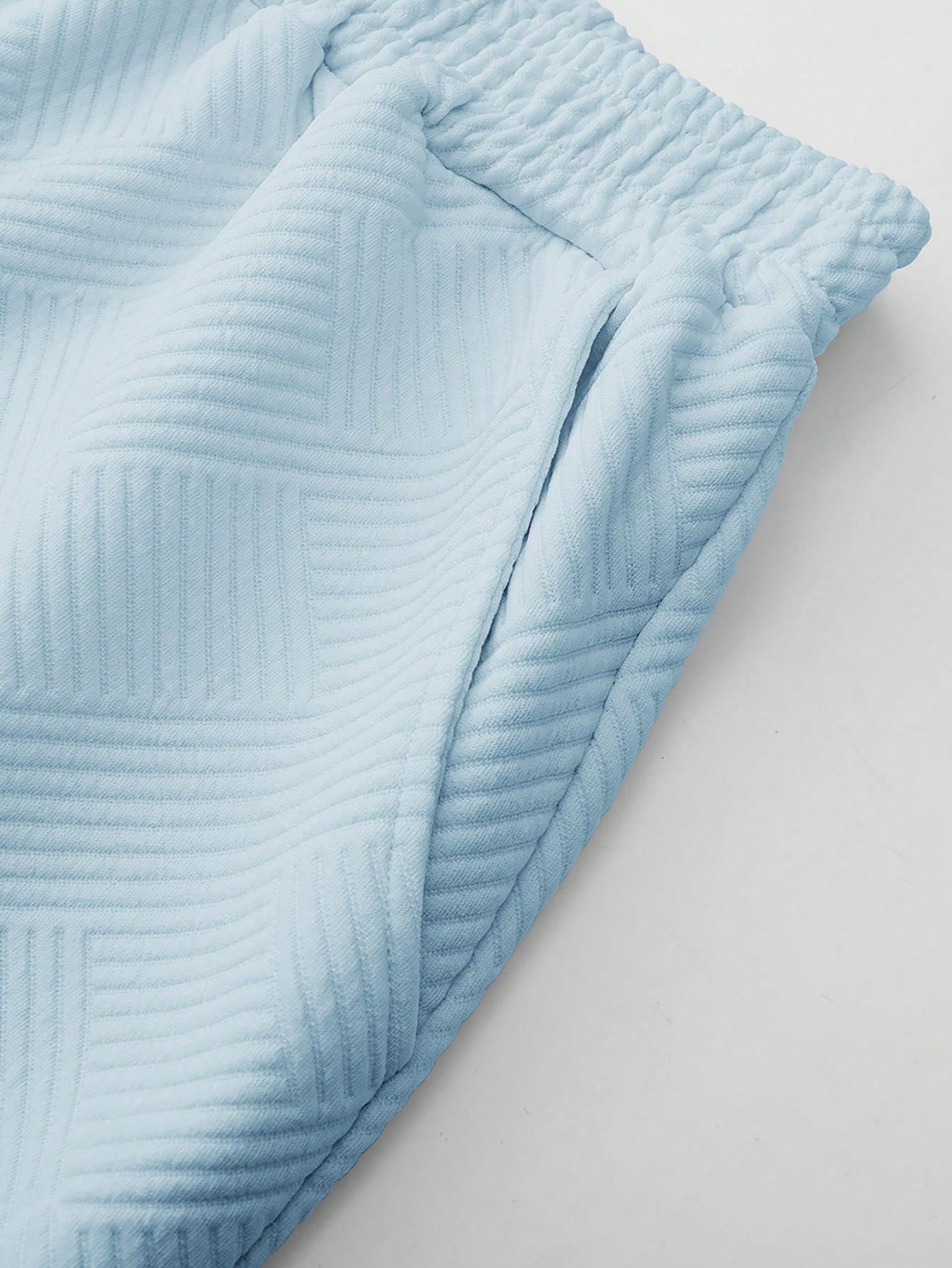 Heren Zomer Set met Korte Mouwen en Sportieve Shorts 5