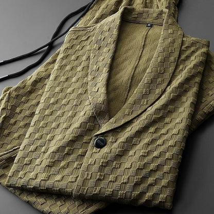 Heren Zomerset met Button-Down Overhemd en Joggers 3
