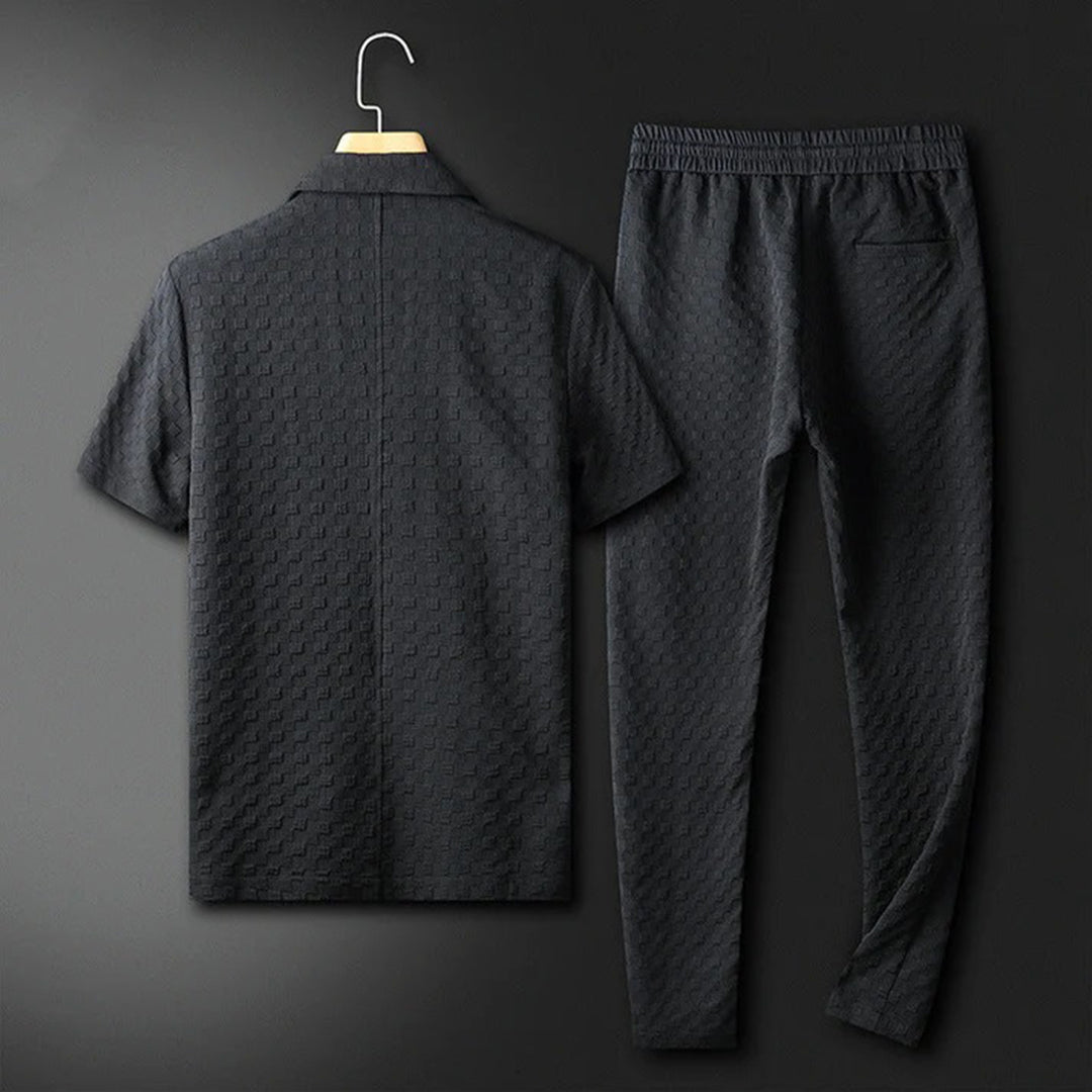 Heren Zomerset met Button-Down Overhemd en Joggers 5