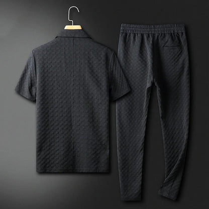 Heren Zomerset met Button-Down Overhemd en Joggers 5