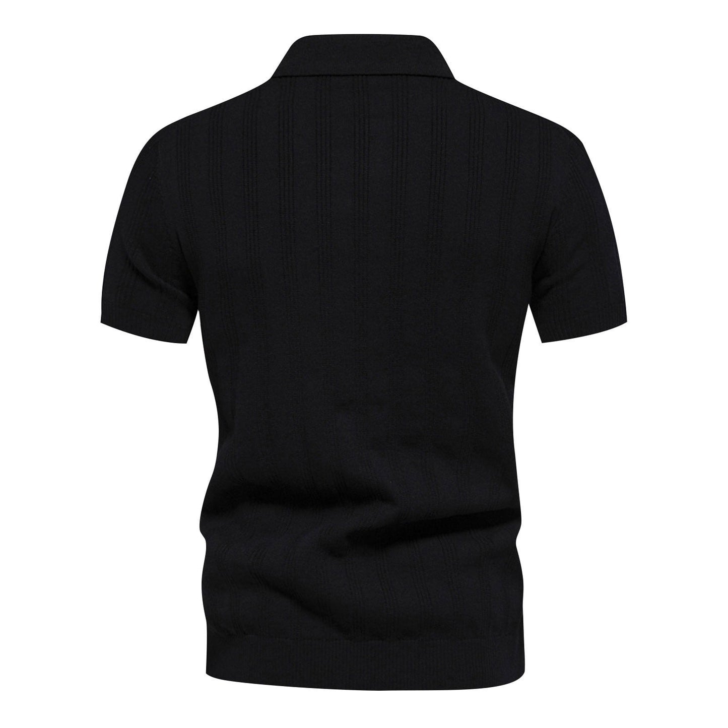 Heren Casual Poloshirt met Lijn Details