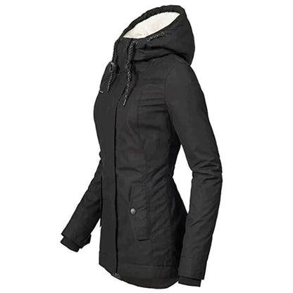 Lange Winterjas Dames met Elegante Pasvorm en Hoogwaardige Isolatie 4