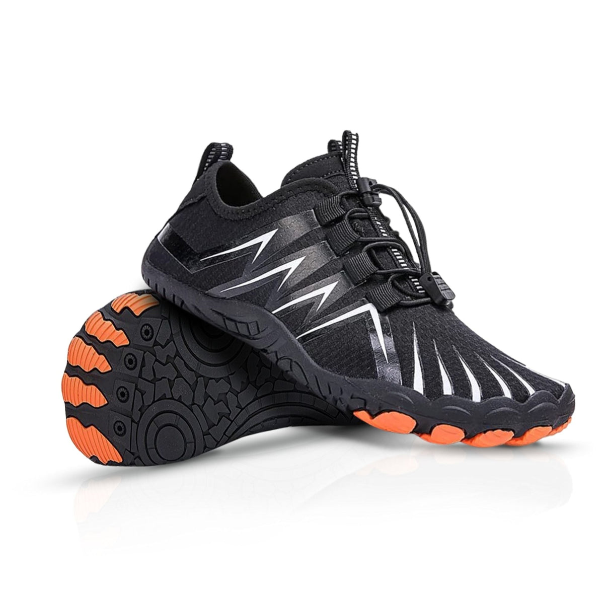 Unisex Barefoot Schoenen met Flexibele Zool en Grip Zwart