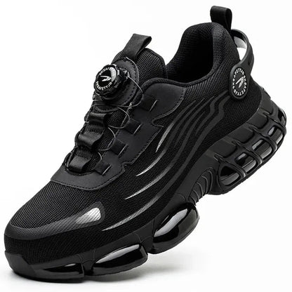 Unisex Veiligheidschoenen S3 Marwan - Sportieve Werkschoenen voor Heren en Dames Zwart