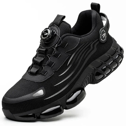 Unisex Veiligheidschoenen S3 Marwan - Sportieve Werkschoenen voor Heren en Dames Zwart
